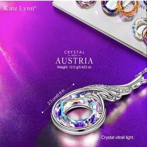 STERLING SILVER PHOENIX NECKLACE FOR WOMEN, 17.8”+2.0”